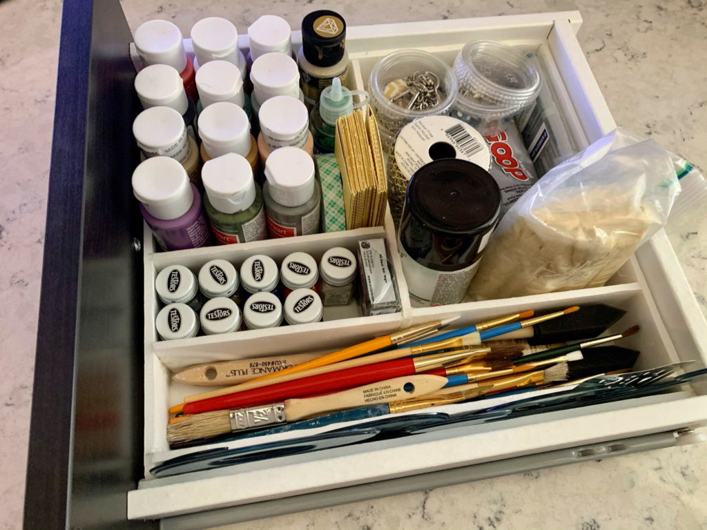 Credenza drawer cleanup 3 of 4 (after).